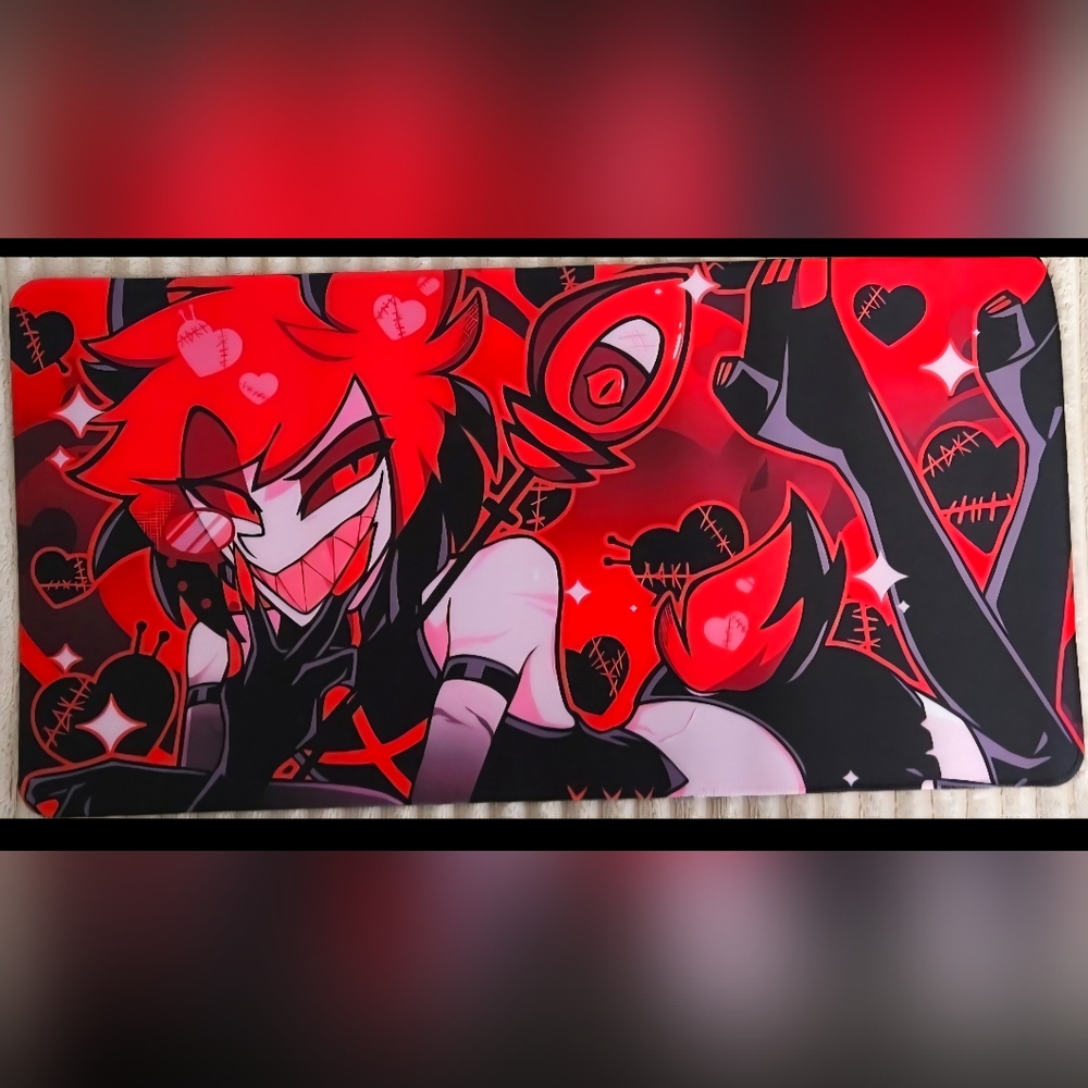 Alastor Playmat - Hazbin Hotel